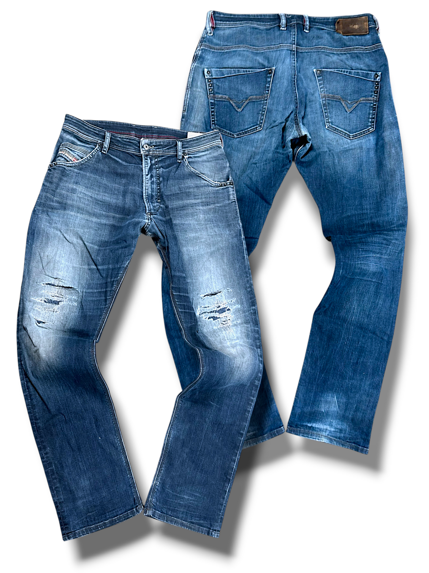 Vintage Diesel Straight Leg Jeans „Krooley“ (XL)