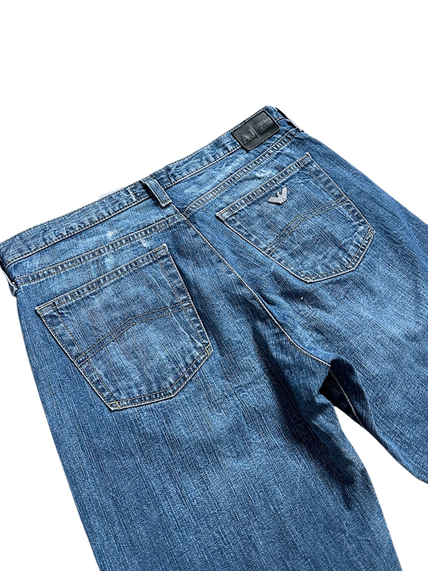 Vintage Armani Straight Leg Jeans (S)