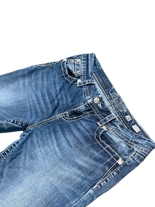 Vintage Miss Me Y2K Bootcut / Flared Damenjeans (M)