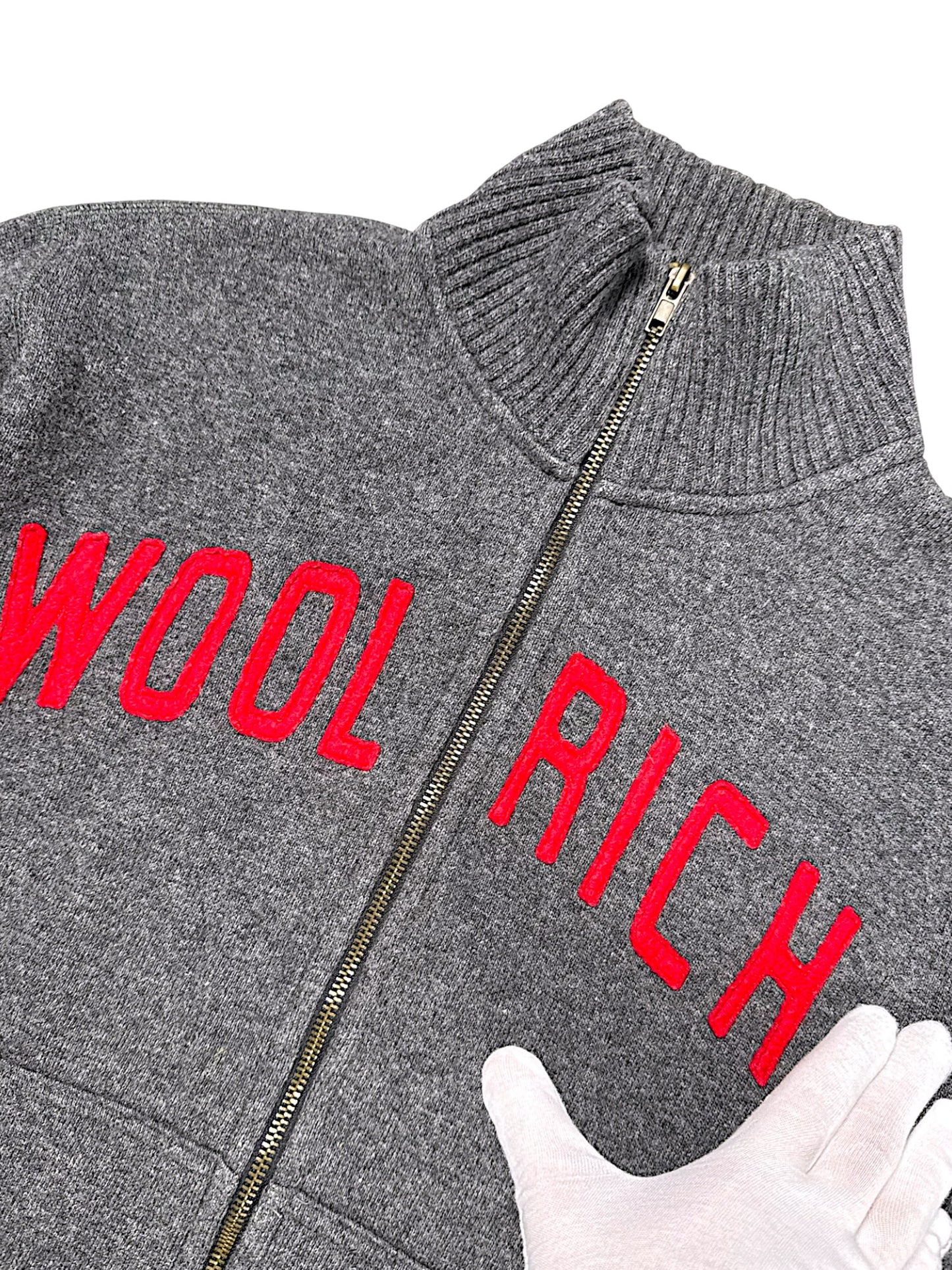 Vintage Woolrich Y2K Zip-Pullover (S)