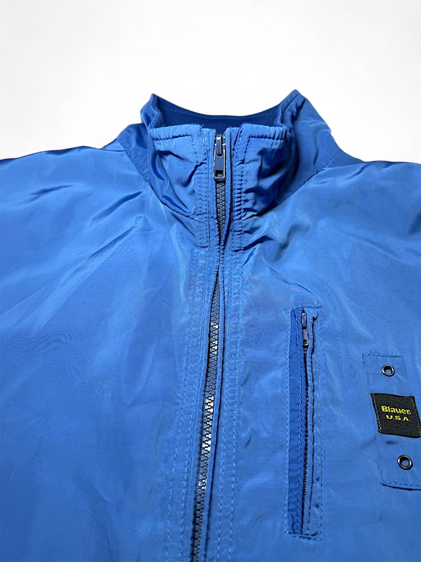Vintage Blauer Bomberjacke (M)