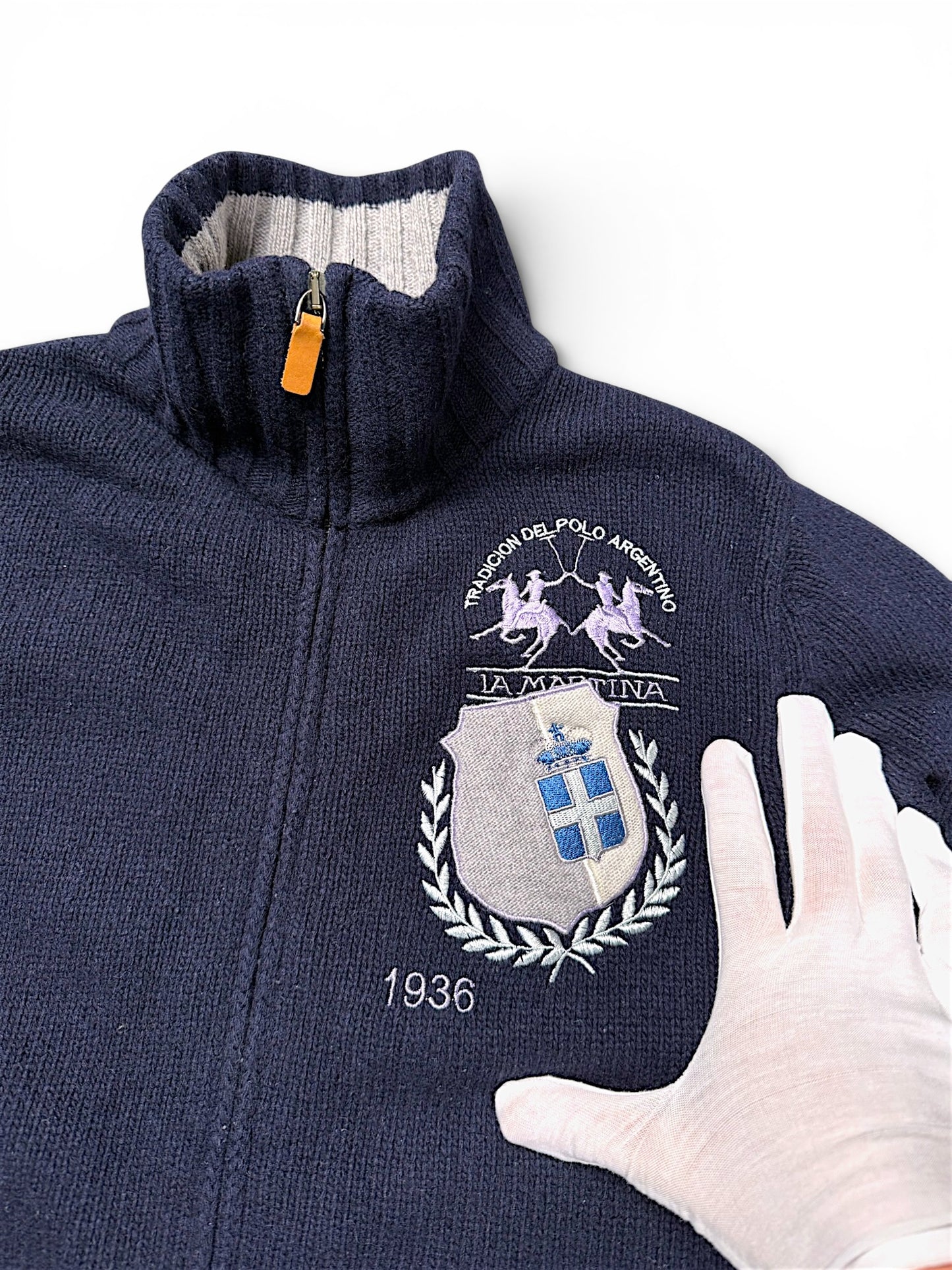 Vintage La Martina Y2K Zip-Pullover (M)