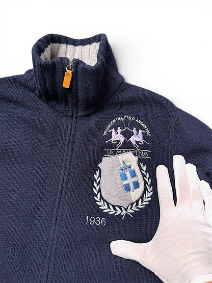 Vintage La Martina Y2K Zip-Pullover (M)