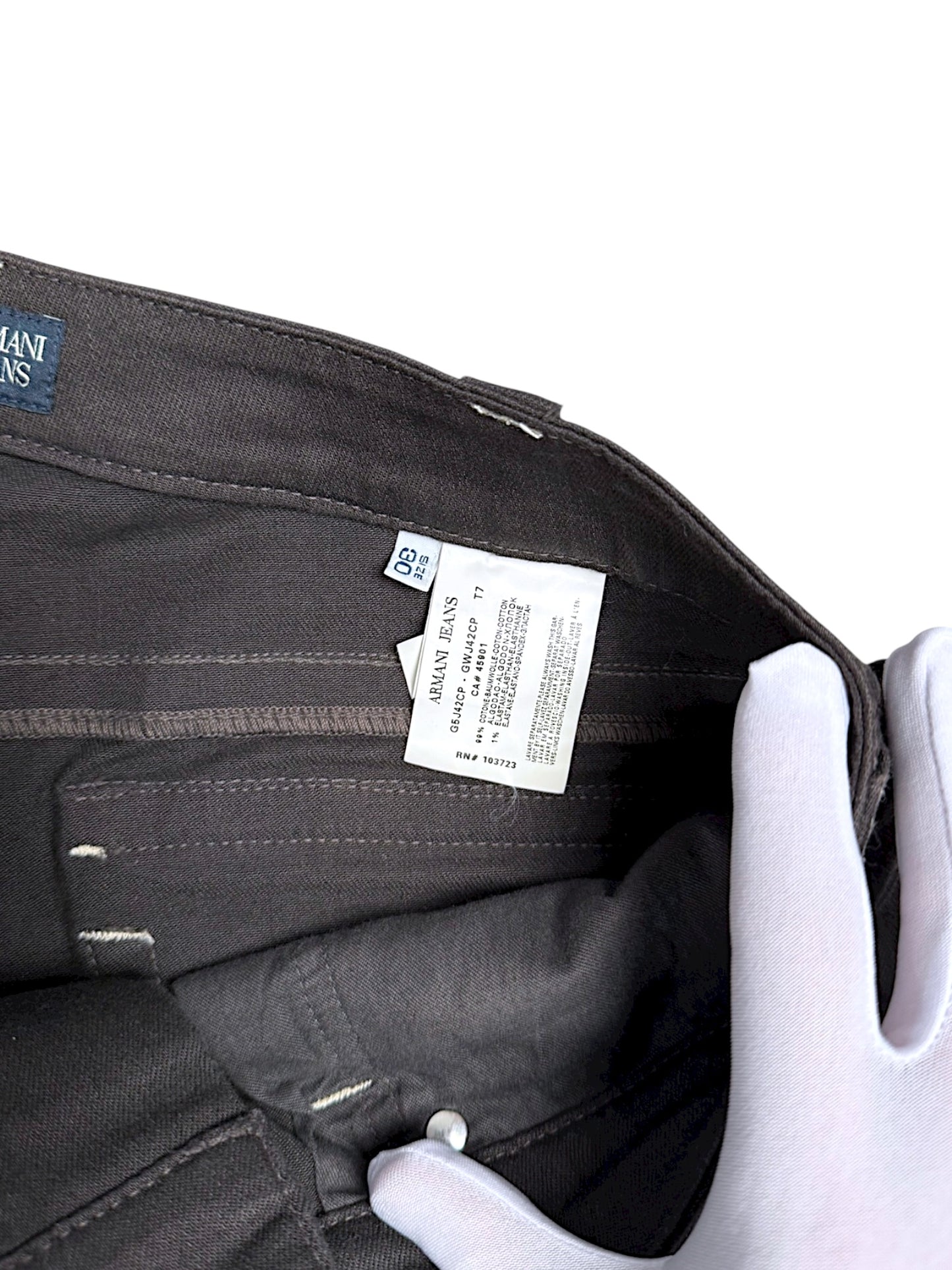 Vintage Armani straight leg Jeans (L)