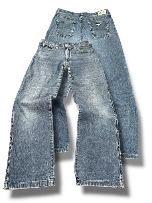 Vintage Armani straight leg Jeans (XS)