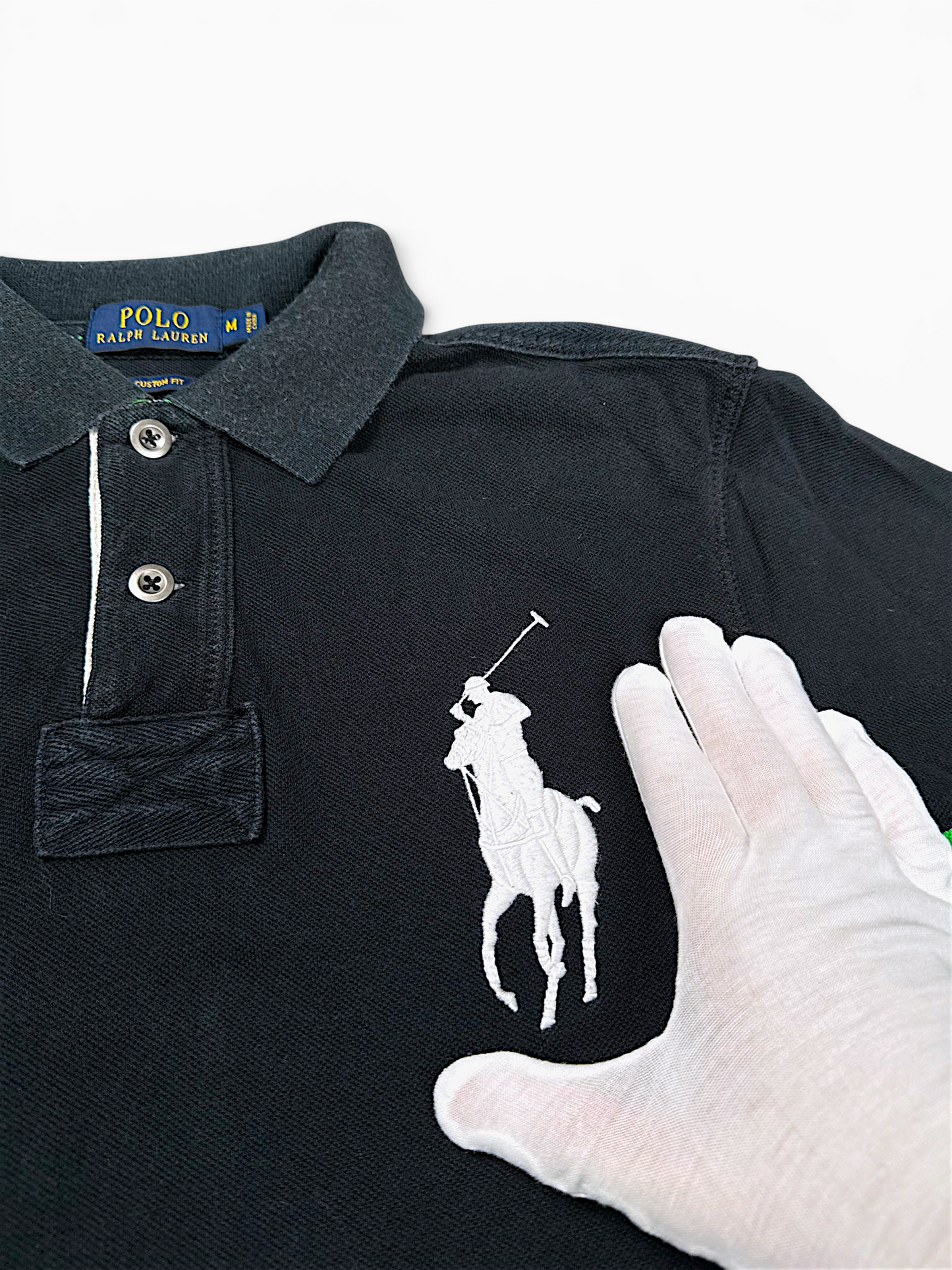 Vintage Ralph Lauren Y2K „Big Pony“ Italia Polo (M)