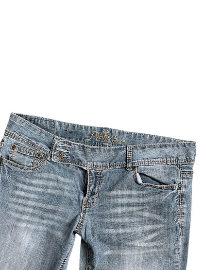 Vintage Y2K Low Waist Bootcut / Flared Damenjeans (M)