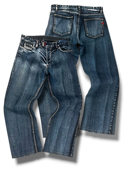 Vintage Diesel Y2K Baggy Jeans (M)
