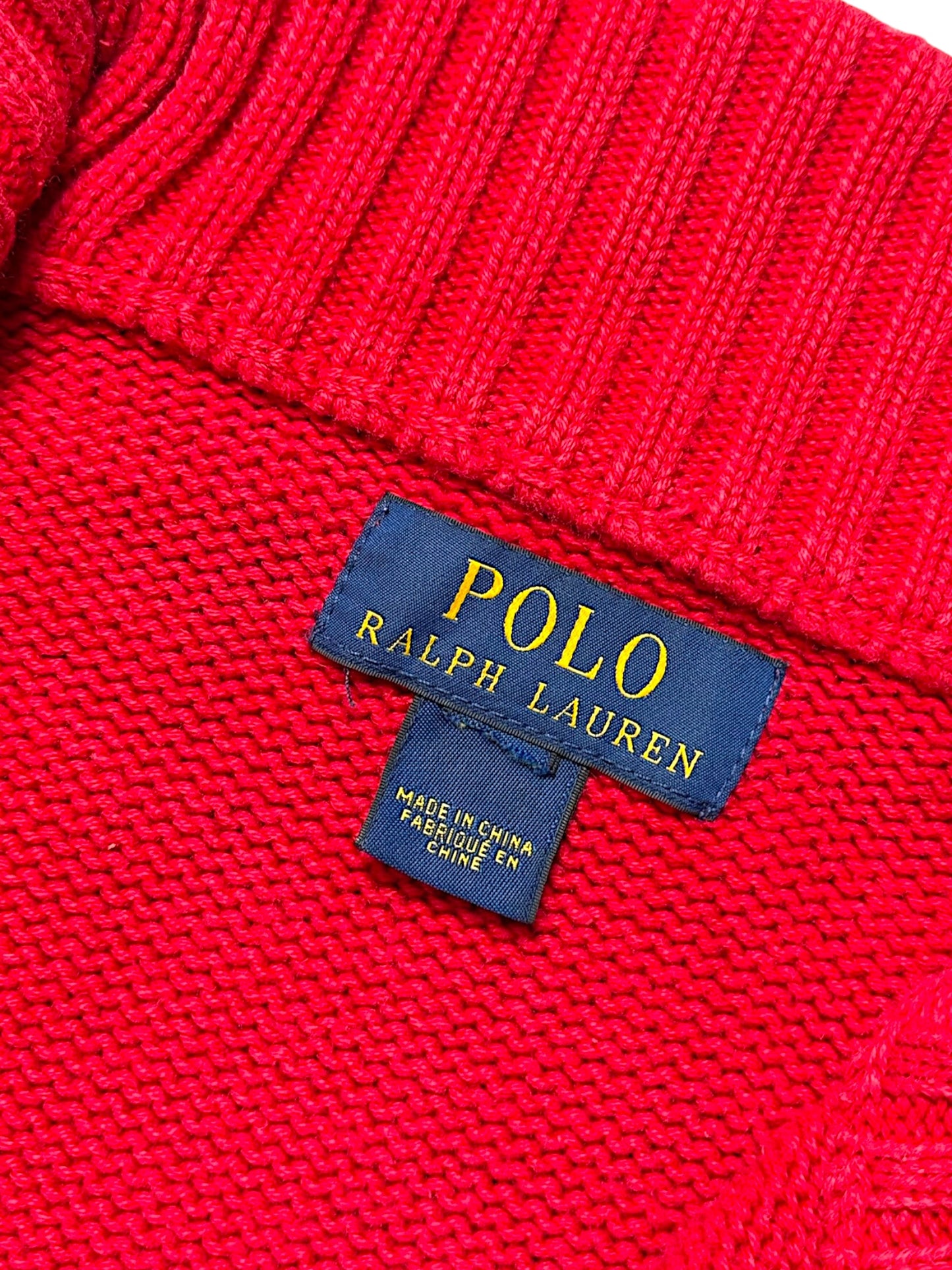 Vintage Ralph Lauren Y2K „Big Pony“ Zip-Pullover (XS)