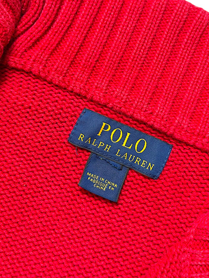 Vintage Ralph Lauren Y2K „Big Pony“ Zip-Pullover (XS)