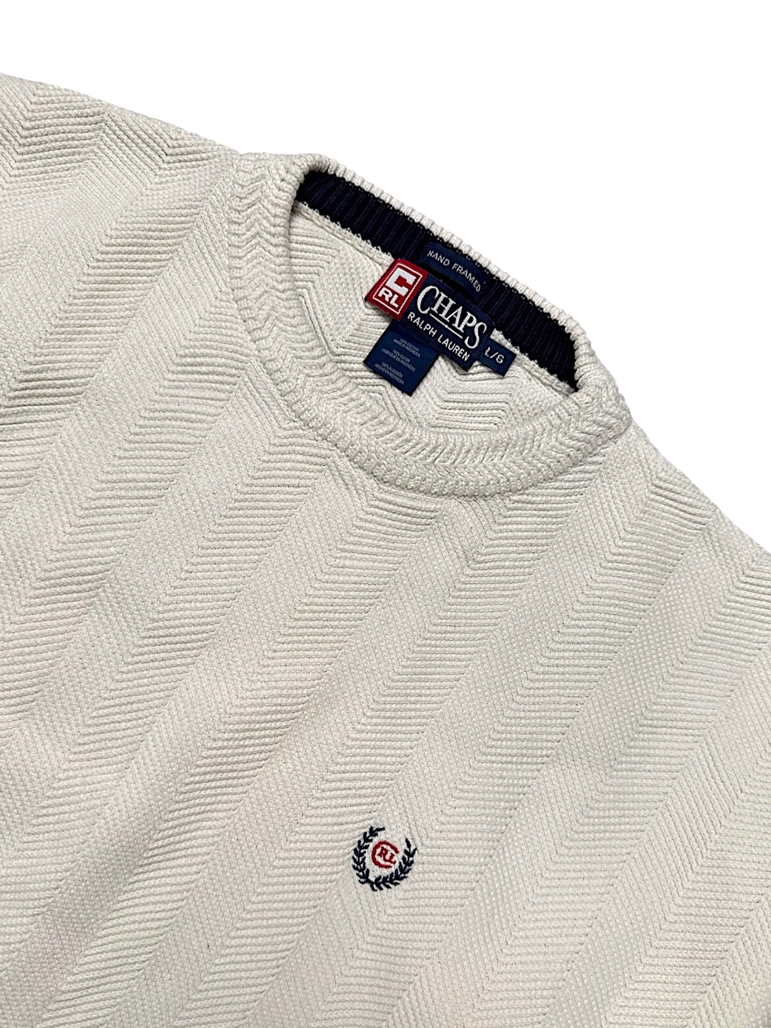 Vintage Ralph Lauren „Chaps“ Pullover (L)