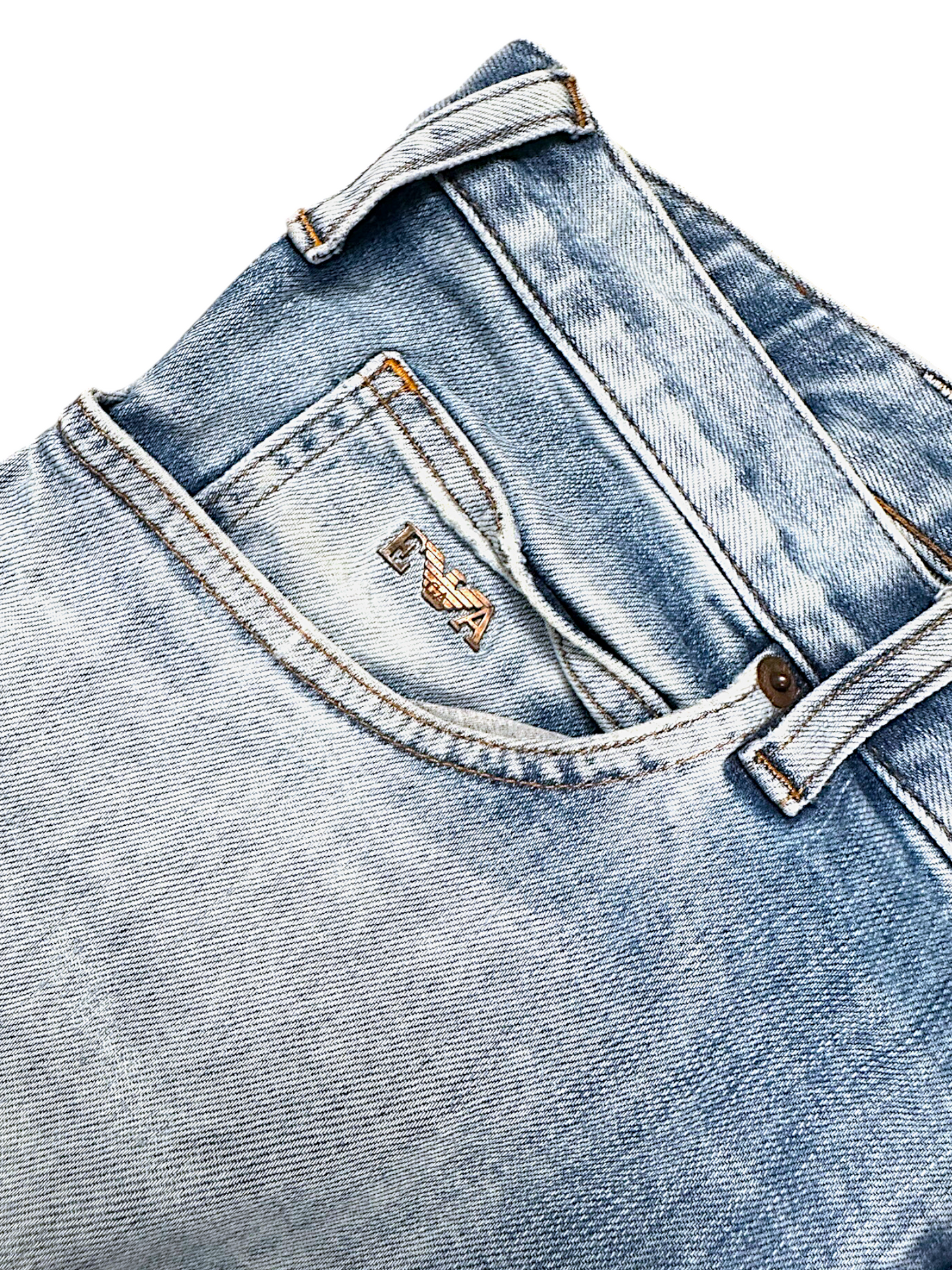 Vintage Armani Straight Leg Jeans (L)