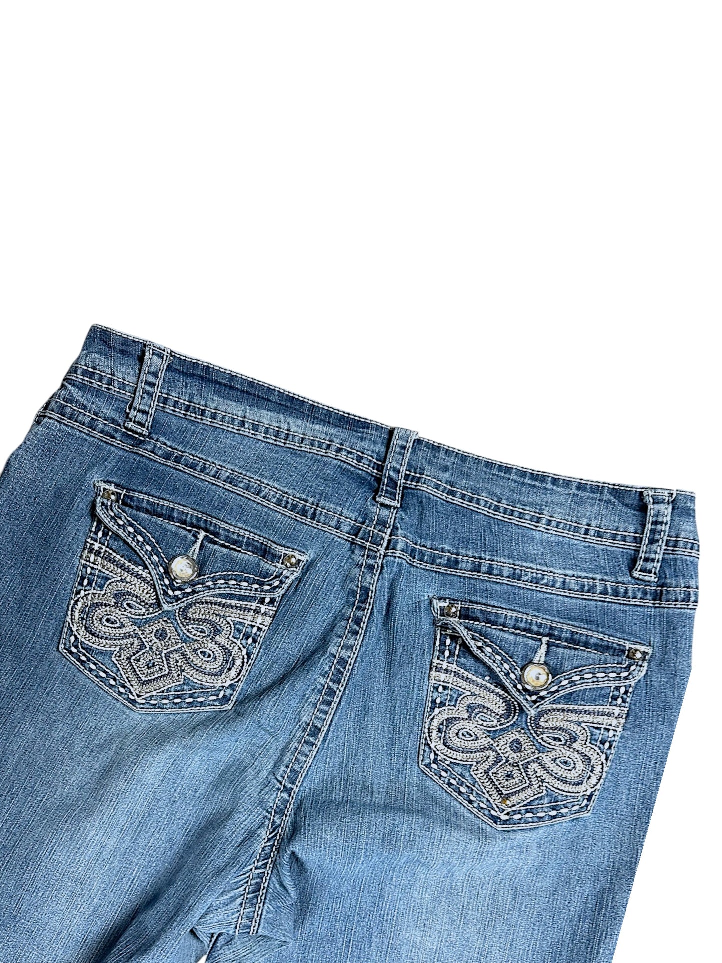 Vintage Y2K Low Waist Bootcut / Flared Damenjeans (M)