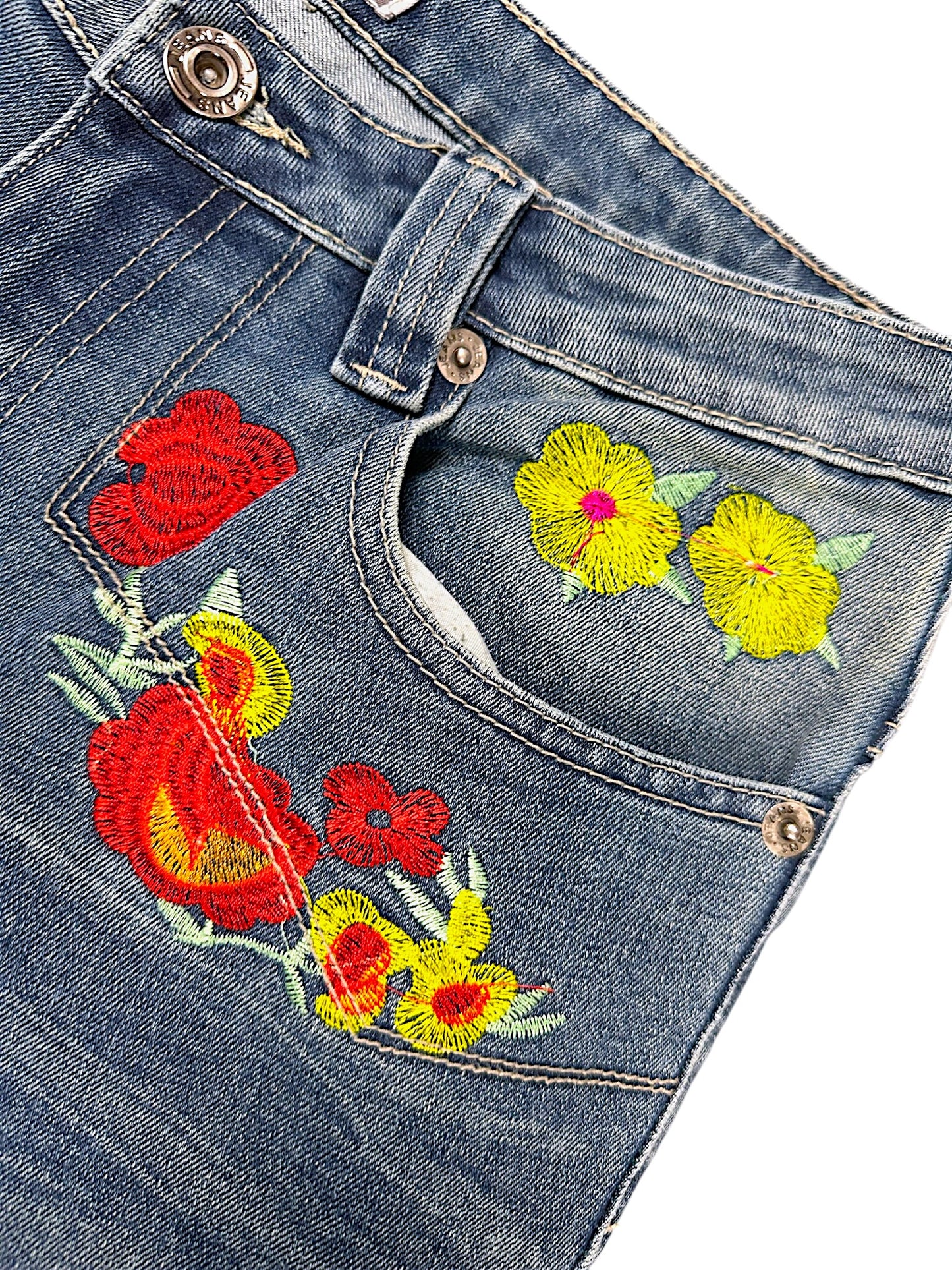 Vintage Japan Style Y2K Flared Damenjeans (M)