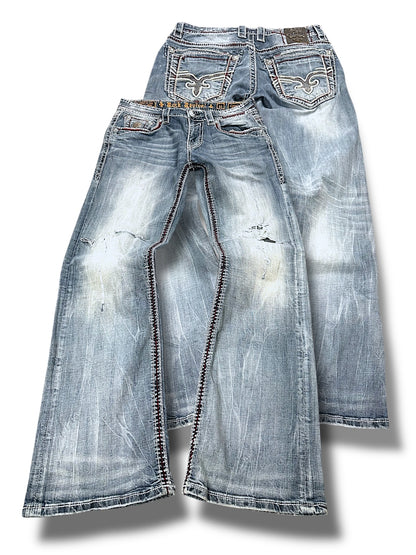 Vintage Rock Revival y2k Bootcut Jeans (L)