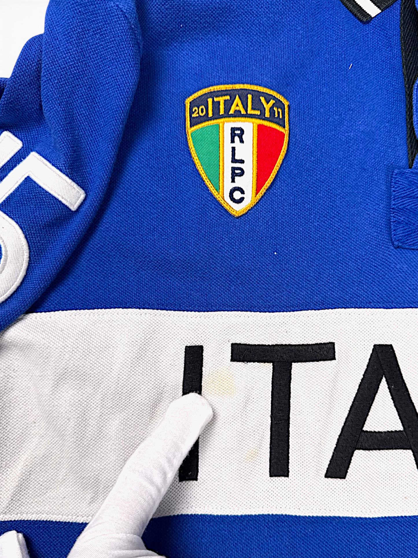 Vintage Ralph Lauren Y2K „Italia“ Polo (XL)