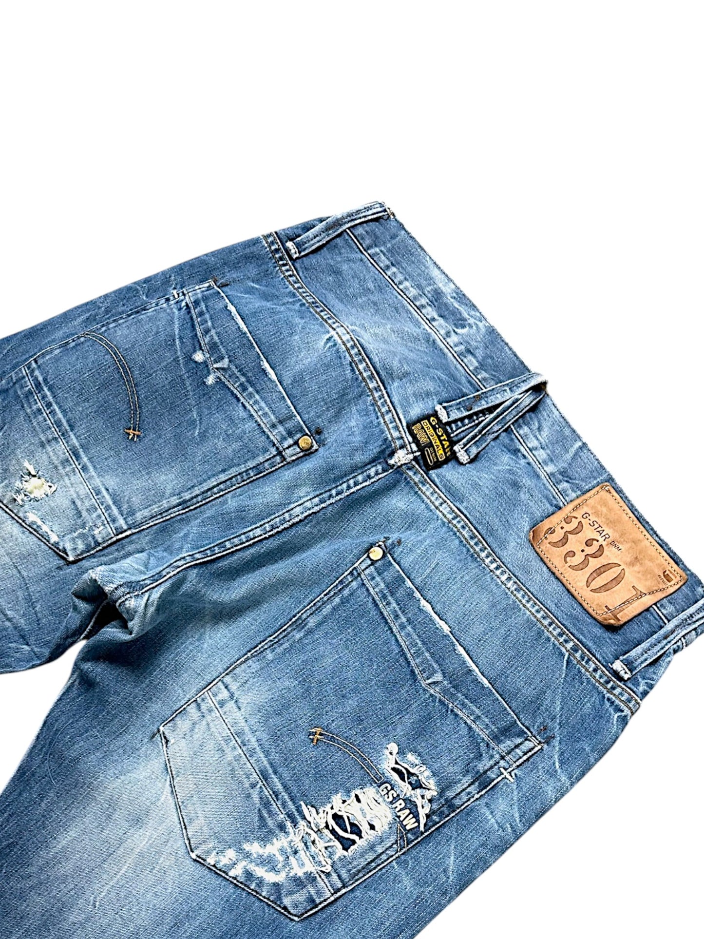 Vintage G-Star Y2K Straight Leg Jeans (M)