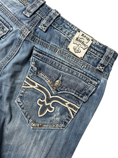 Vintage Rock Revival Y2K Baggy Jeans (XXL)