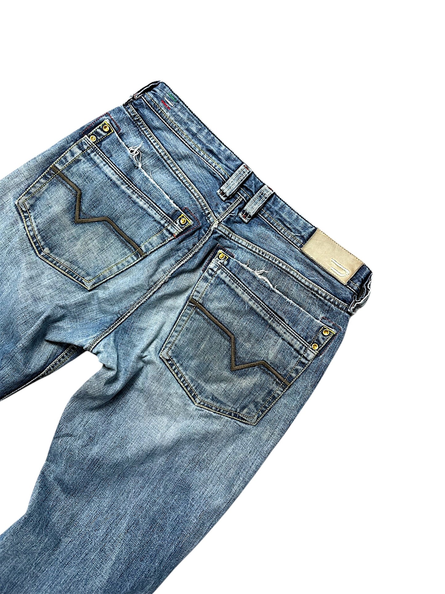 Vintage Diesel Y2K Flared Jeans (M)
