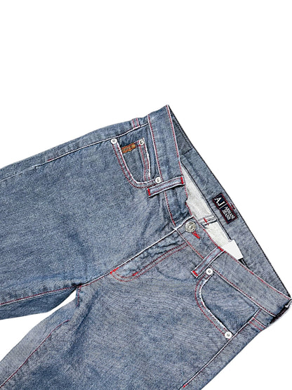 Vintage Armani Y2K Low Waist Bootcut Damenjeans (M)