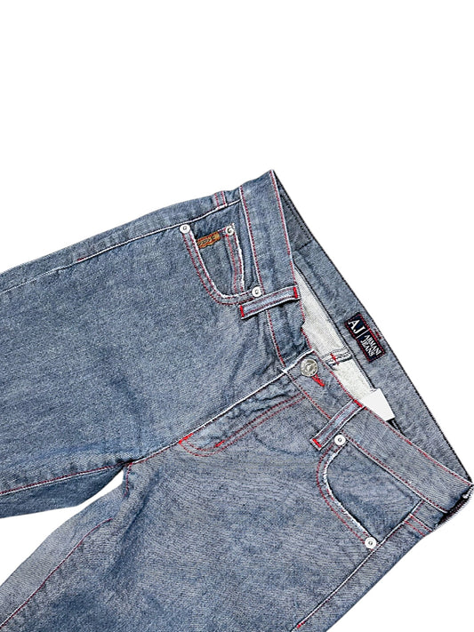 Vintage Armani Y2K Low Waist Bootcut Damenjeans (M)