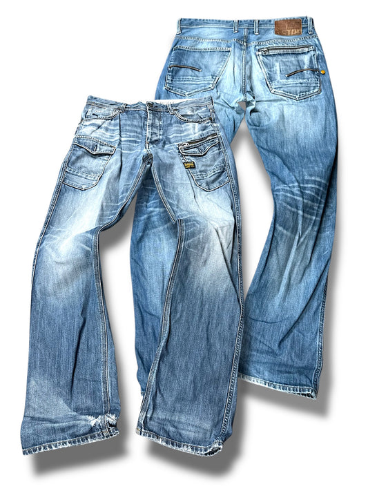 Vintage G-Star Y2K Straight Leg Jeans (XL)