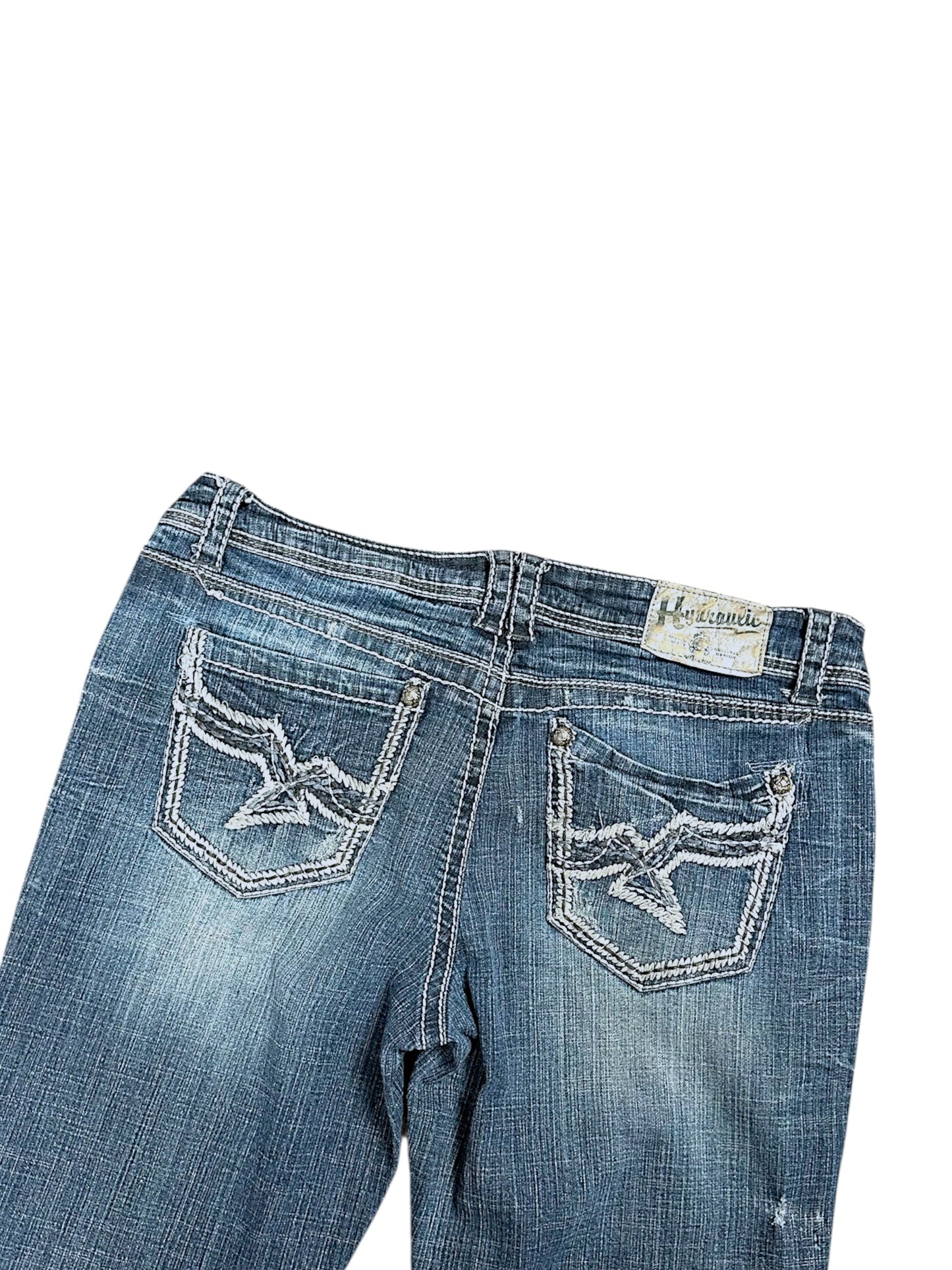 Vintage Y2K Low Waist Bootcut / Flared Damenjeans (M)