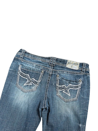 Vintage Y2K Low Waist Bootcut / Flared Damenjeans (M)