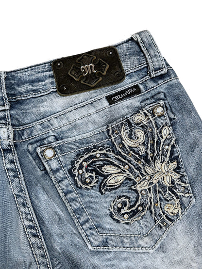 Vintage Miss Me Y2K Low Waist Bootcut / Flared Damenjeans (M)