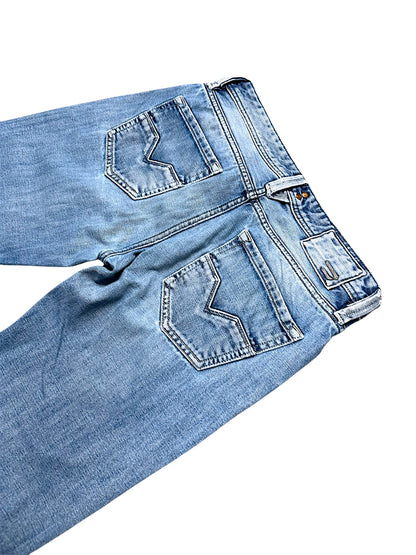 Vintage Diesel Y2K Straight Leg Jeans „Larkee“ (S)