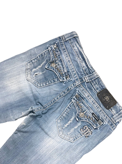 Vintage Miss Me Y2K  Bootcut / Flared Damenjeans (M)