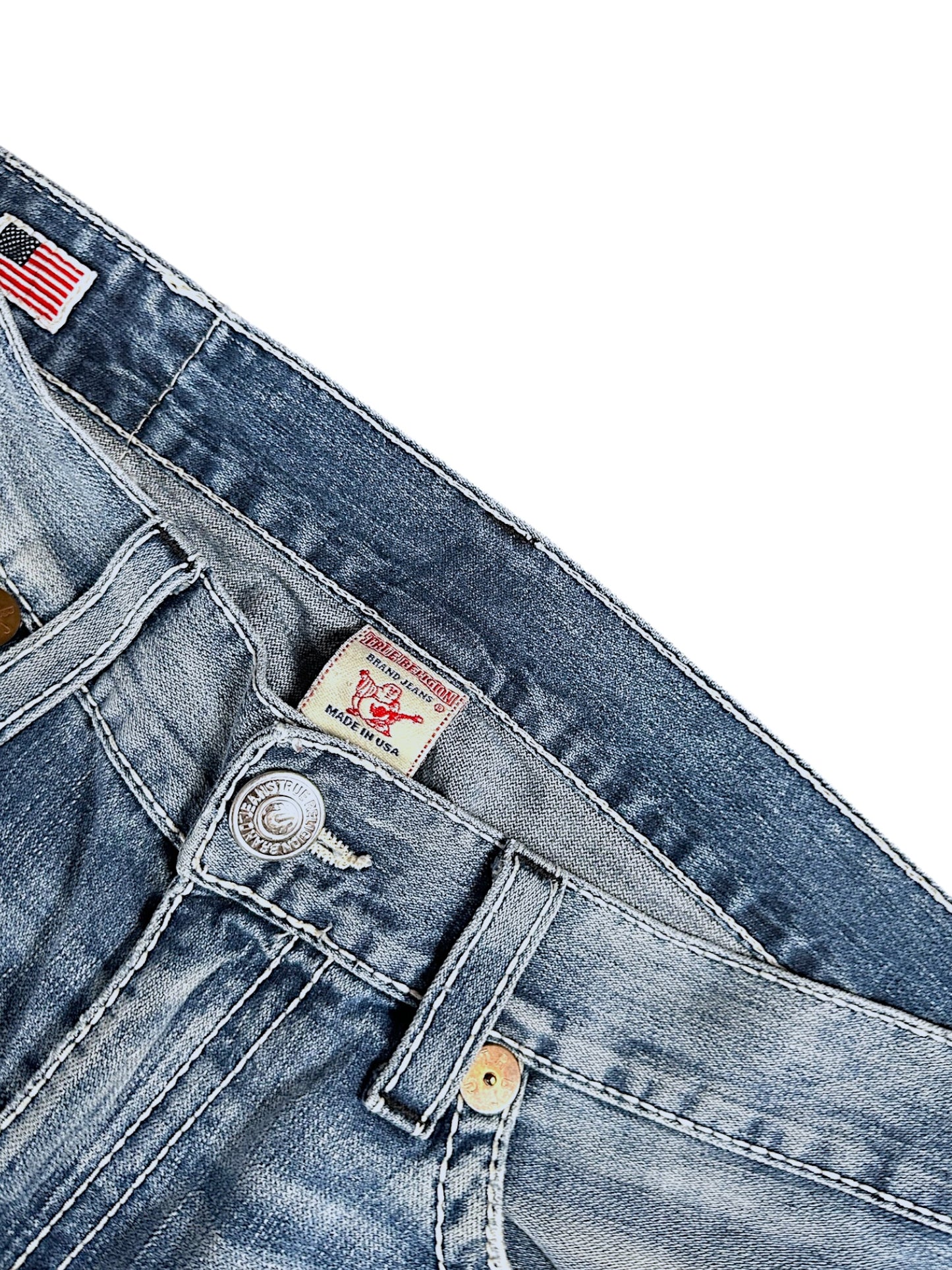 Vintage True Religion Y2K Baggy Jeans (L)