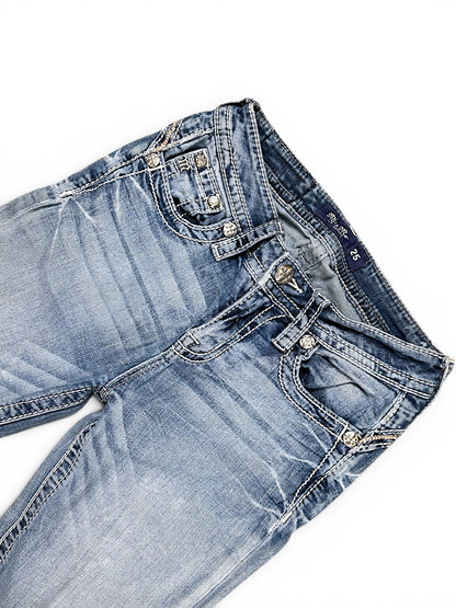 Vintage Miss Me Y2K Bootcut Damenjeans (M)