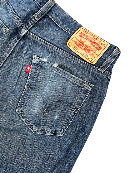 Vintage Levi’s Bootcut / Flared Damenjeans „527 LOW BOOT CUT“ (M)