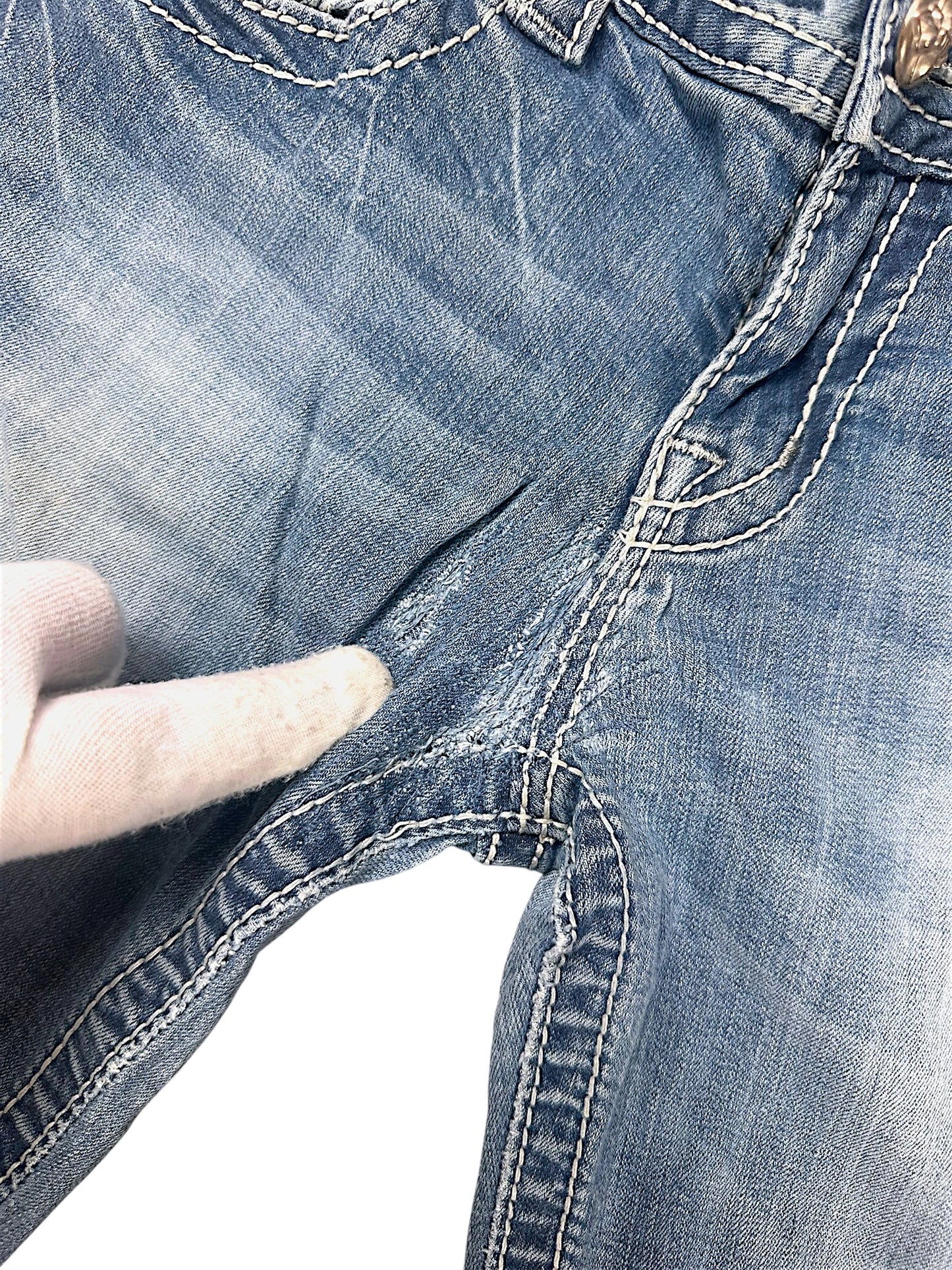 Vintage Miss Me Y2K Low Waist Bootcut / Flared Damenjeans (S)