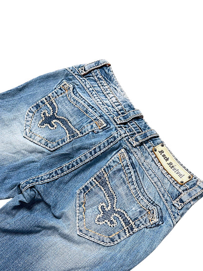 Vintage Rock Revival Y2K Straight Leg Jeans (S)