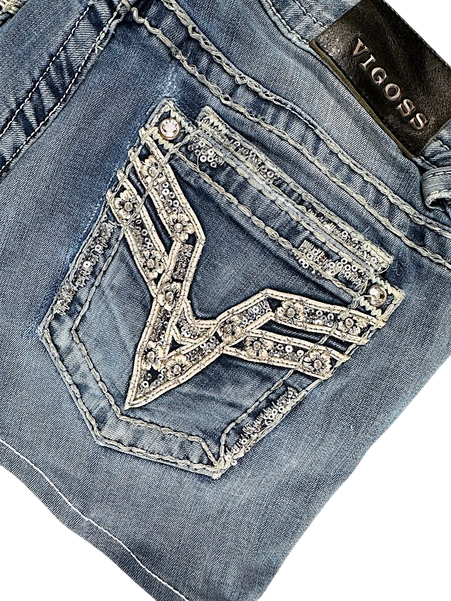 Vintage Embroidery Y2K Rock (L)