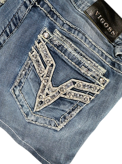 Vintage Embroidery Y2K Rock (L)