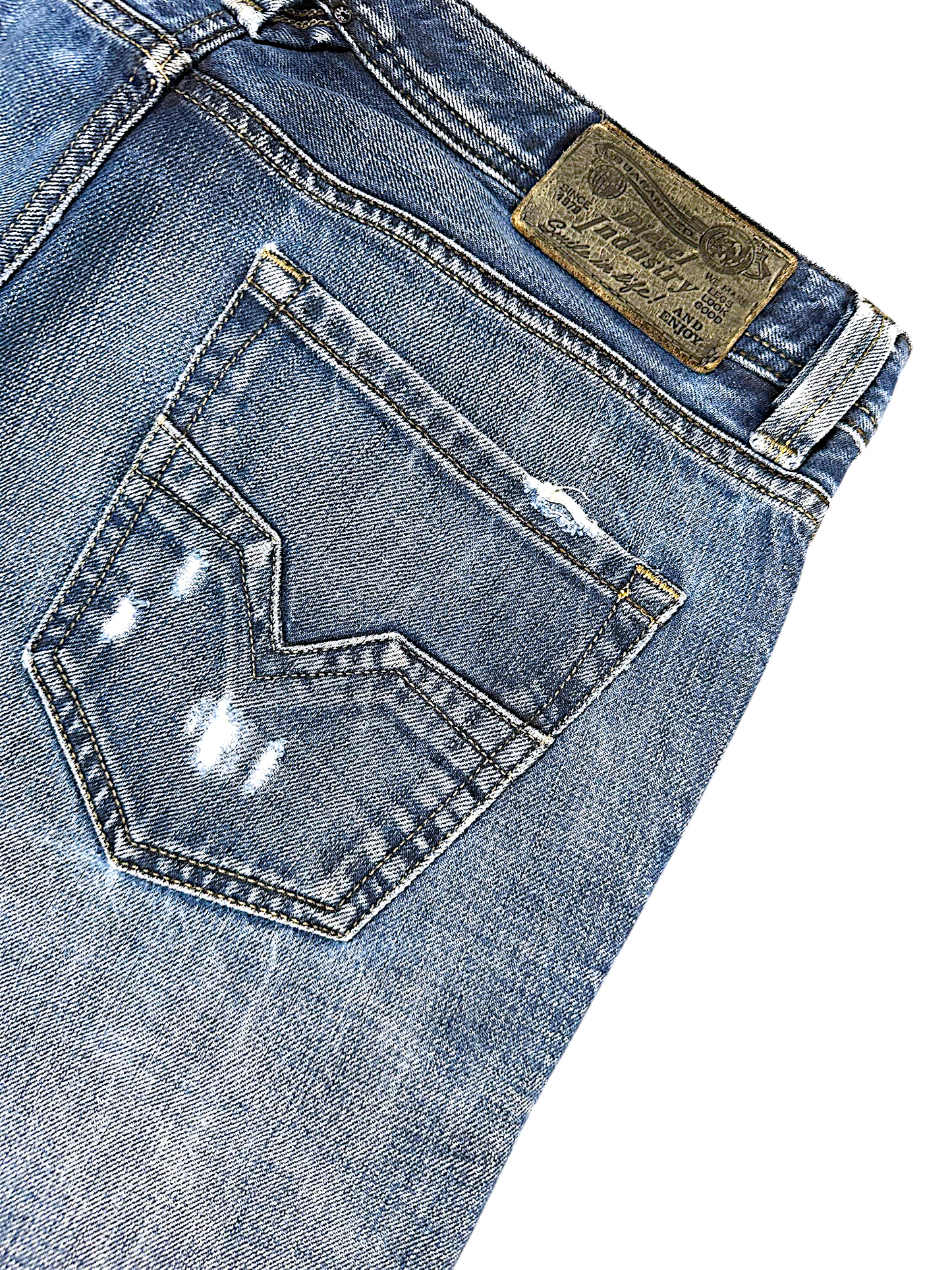 Vintage Diesel Y2K Straight Leg Jeans „LARKEE“ (L)