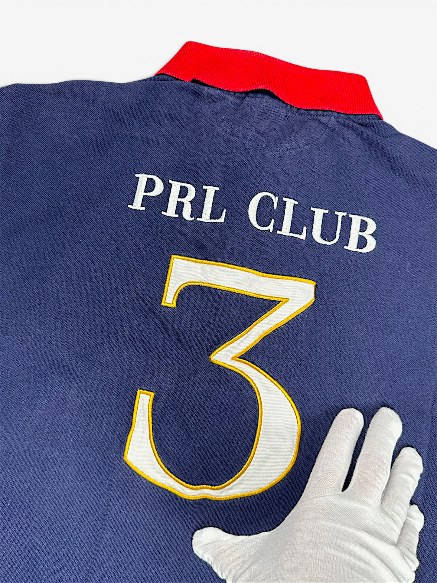 Vintage Ralph Lauren Y2K Polo „PRL Club“ (L)