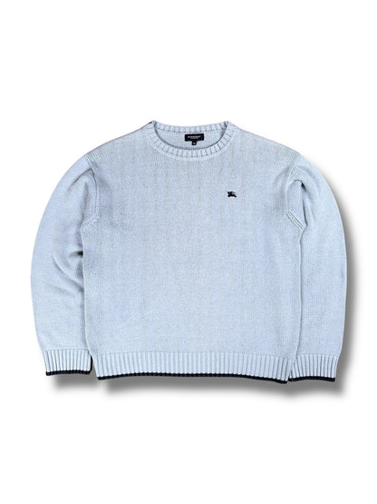 Vintage Burberry uldtrøje til kvinder (M)