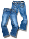 Vintage Miss Me Y2K Low Waist Bootcut / Flared Damenjeans (S)
