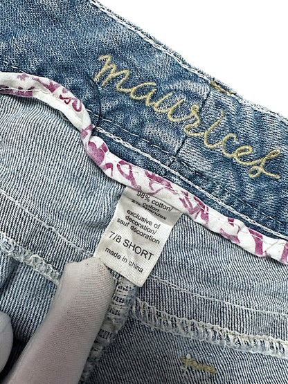 Vintage Embroidery Y2K Low Waist Bootcut / Flared Damenjeans ( )