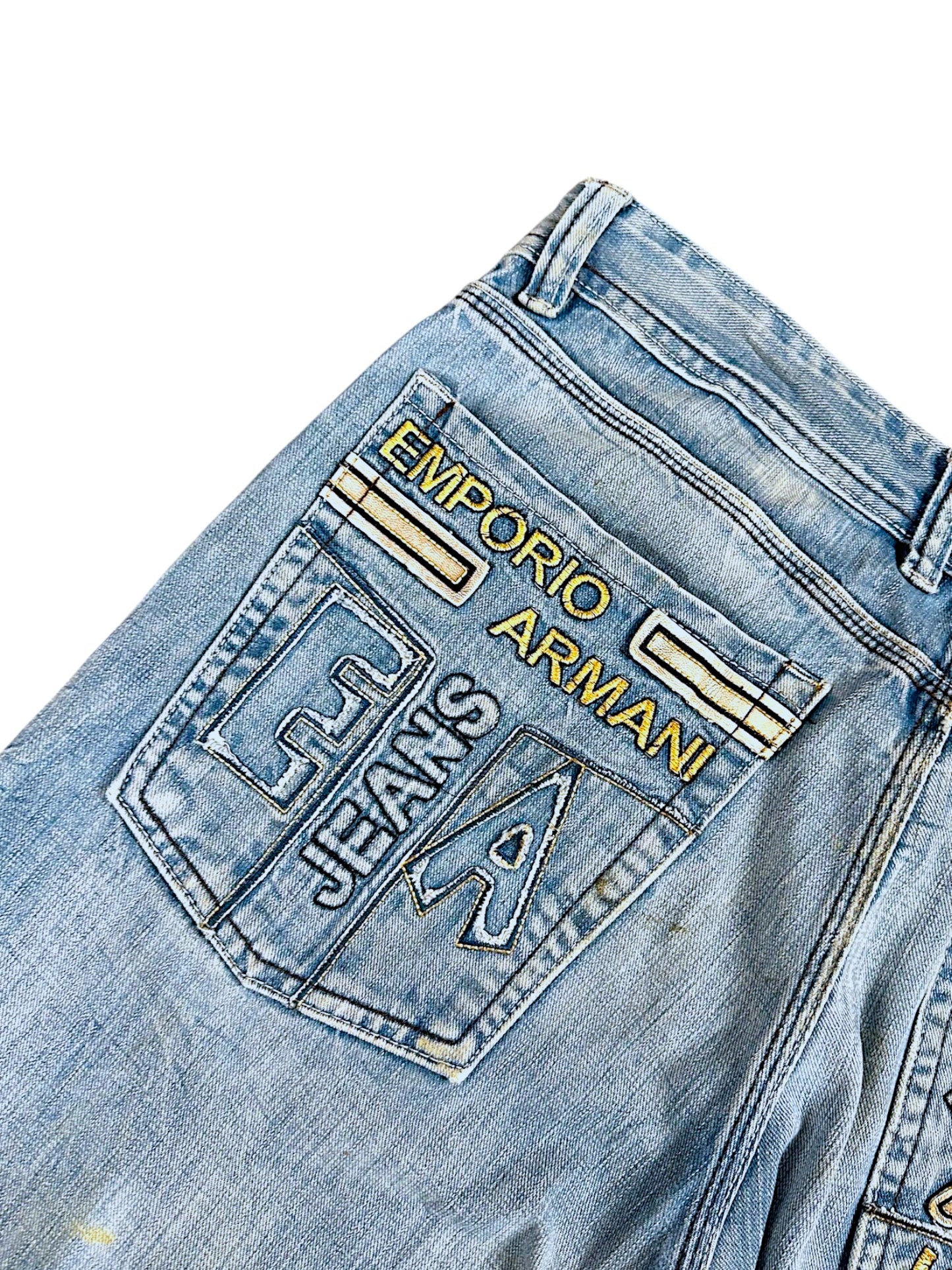 Vintage Armani Y2K Baggy Jeans (L)