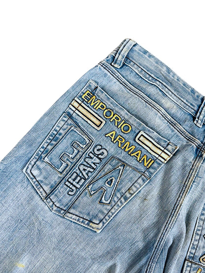 Vintage Armani Y2K Baggy Jeans (L)