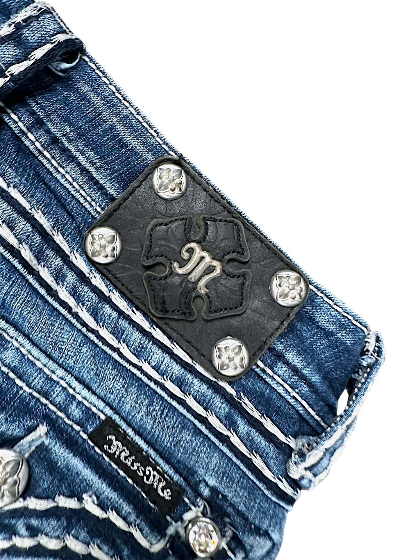 Vintage Miss Me Y2K Low Waist Bootcut / Flared Damenjeans (M)