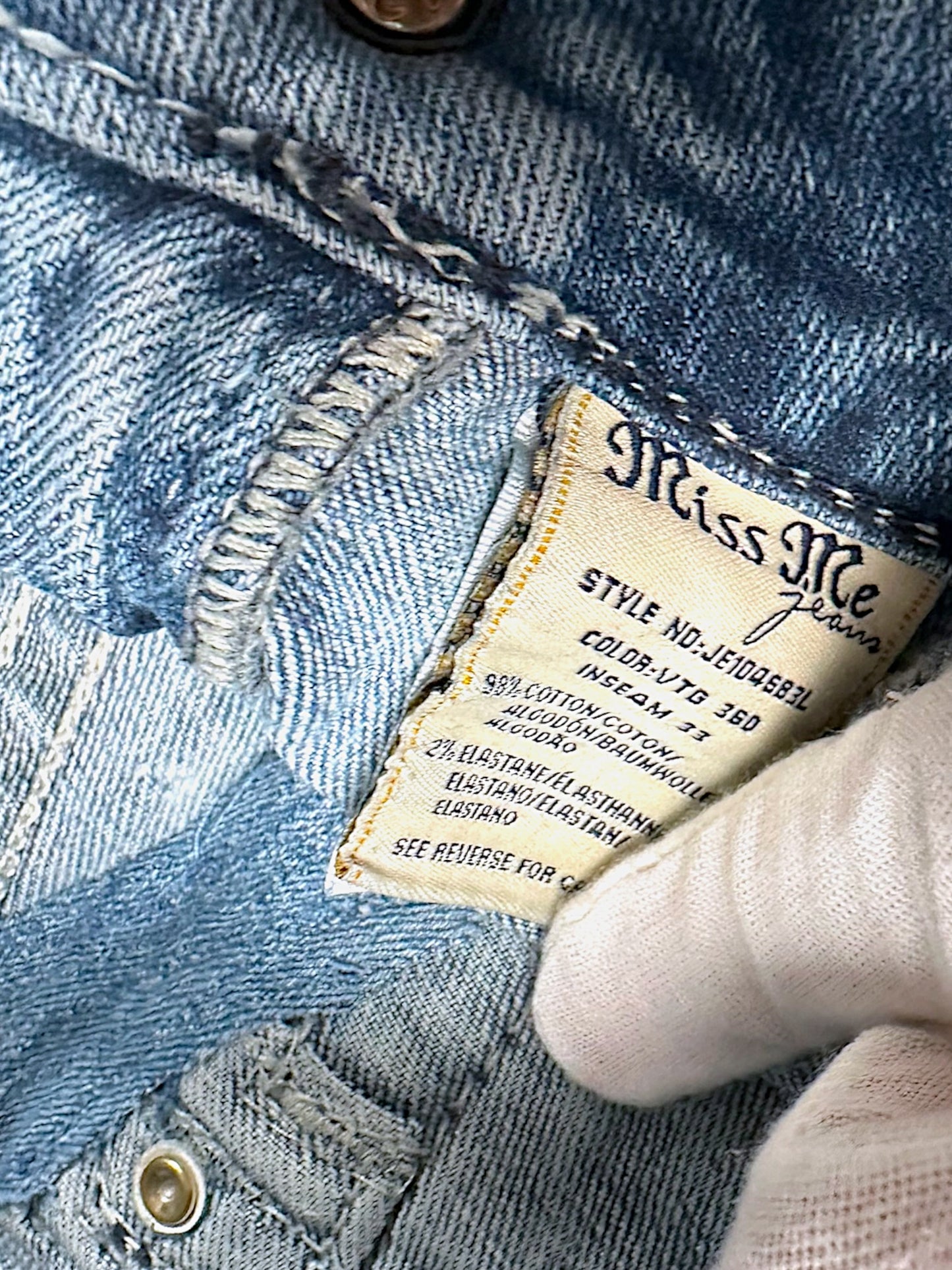 Vintage Miss Me Y2K Low Waist Bootcut / Flared Damenjeans (M)