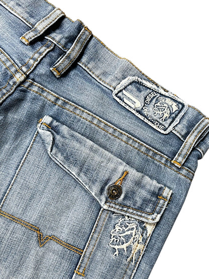 Vintage Diesel Y2K Straight Leg Jeans (L)