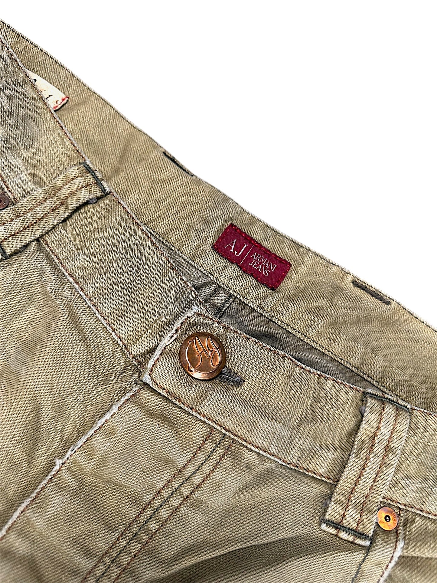 Vintage Armani Straight Leg Jeans (L)