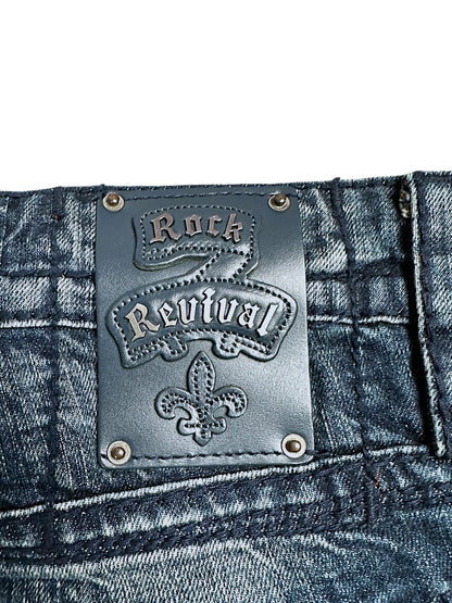 Vintage Rock Revival y2k Jeans (M)